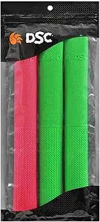 DSC Combi Design Mix Colored Cricket Bat Grip | Color: Multicolor | Size: One Size | Material: Rubber | For Men & Boys | Pack of 3 | Lightweight | Comfortable Fit | Soft feel grip | Better shock absorption | Provide greater control