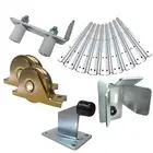 8m Sliding Gate Slide Hardware Kit Roller Wheel Track Catch Stop