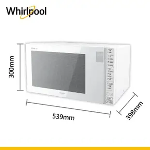 【Whirlpool 惠而浦】30L微電腦觸控式微波爐(MWG030EW)