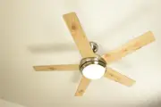 Ceiling Fan With Light and Remote Control Fresco Nickel Matte Pine 112 CM