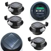 15X LED Gutter Solar Sensor Light Power Wall Fence Security Garden Porch Yard Lamps