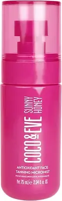Coco & Eve Antioxidant Face Tanning Micromist. Sunless Self Tanning Face Mist wi