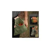 Large Capacity Mushroom Picking Bag Mushroom Feeding Bag Outdoor Orchard Harvest Bag Breathable Mesh Feeding Bag