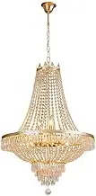 Modern Contemporary Crystal Chandelier Lighting for Villa Foyer Staircase High Ceiling Chandelier,Medium Luxury Pendant Light Adjustable Height Indoor Decor Ceiling Light for Entrance(60*80cm, Gold)