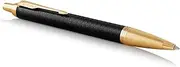 [PARKER] IM Ballpoint Pen, Premium Black with Medium Point Blue Ink Refill (1931667)