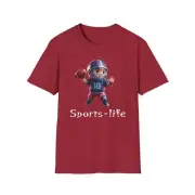 Techno Football 3 Unisex Softstyle T-Shirt