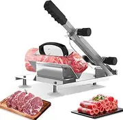 Dsyisvia Manual Frozen Meat Slicer，Stainless Steel Meat Cutter Machine，Food Slicer for Home Cooking of Hot Pot