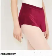 Bullet Pointe Pull on Dance Skirt - Cranberry Color - Ladies Large - NWT
