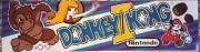 Donkey Kong 2 (II) Arcade Marquee 22.3" x 5.8" and 26" x 8"