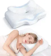 Osteo Cervical Pillow for Neck Pain Relief, Hollow Design Odorless Memory Foam P