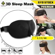 Sleep Eye Mask soft 3D Memory Foam Padded Shade Cover Sleeping Travel Blindfold