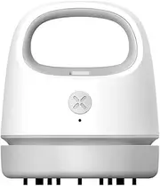 AODOO Desktop Vacuum Cleaner, Mini Desk Vacuum USB Charging with Vacuum Nozzle Cleaning Brush, Small Table Dust Vacuum Cleaner for Keyboard/Home/School/Office (Grey)