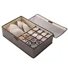 Closet Organizers Dust-proof Multi Grids Large Capacity Socks Storage Case 2