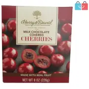 Decadent 8 Ounce Box of Milk Chocolate Covered Cherries - Perfect for Gifting