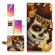 Circus Mask TPU Phone Wallet Case Cover For Telstra Essential Smart 2 - 21398