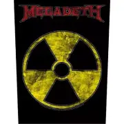 Megadeth Radioactive Back Patch Official Band Merch