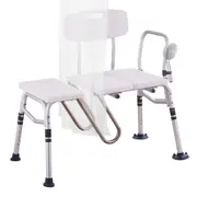Tub Transfer Bench Bathtub Shower Seat for Senior Height Adjustable 400LBS