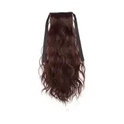 Wavy Hair pieces Synthetic Curly Ponytail Long Wavy Wigs Drawstring Ponytail