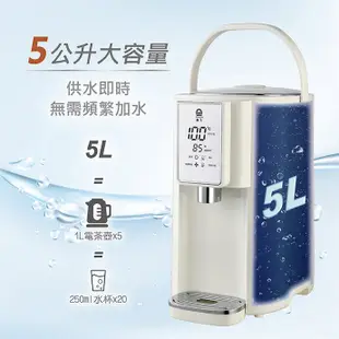 【晶工牌】5L調溫電熱水瓶 JK-8860 不鏽鋼內膽 保固一年 原廠公司貨 (7.3折)