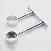 Adjustable Height Centre Bracket for 25mm For Wardrobe Rail Rod Socket