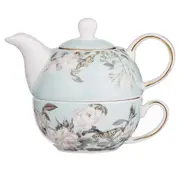 Ashdene Elegant Rose New Bone China 250ml Tea For One Brewing Pot/Mug Cup Mint