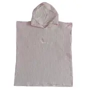 HOODED PONCHO TOWEL ~ PINK