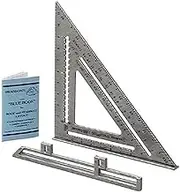 Swanson Tool S0107 12-Inch Speed Square Layout Tool with Blue Book