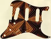Pickguard Stratocaster Strat Graphical Custom fit Fender 8 HOLE Fractal Munster