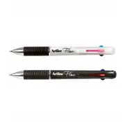 Artline 4 Colour Retractable Pen 1mm (Box of 12) - Charcoal