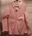 Carolina Colours Womens Shirt Top Blouse Size 22W Pink NEW