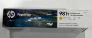 HP 981Y Yellow Extra Hi-Yield Ink Cartridge LOR15A (Dated 2023) OEM NIB Free S/H
