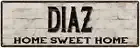 DIAZ Rustic Home Sweet Home Sign Gift Metal Decor 106180084073