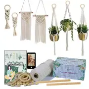Easy Macrame Kits for Adults Beginners Supplier Wood Beads,Rings,Wooden