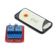 Two Channel 2CH 12V IR Infrared Remote Controll Switch Relay Module Board