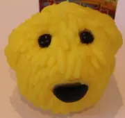 Spunkeez Vinyl Ball 3" Plastic Squeaker Dog Puppy Pet Fetch Play Toy Cute Mutt