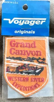 Vintage Voyager ~ Souvenir Grand Canyon Western River Expeditions Patch ~ New