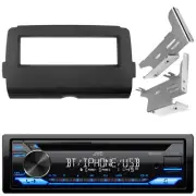JVC KD-TD72BT In-Dash CD Player Bluetooth USB AUX Receiver, Radio Install Kit