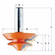 CMT Lock Miter Router Bits Carbide Tipped 1/2" Shanks 2"-2-3/4" Diameters