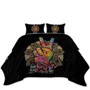 Love Peace Coverlet