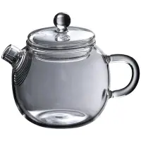 在飛比找Yahoo!奇摩拍賣優惠-現貨熱銷-玻璃小茶壺100ml一人用過濾迷你小號單壺耐熱綠茶