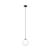 Rondo 1 Light Small Pendant Black / Opal Matt - 205008