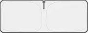 Car Windshield Sun Shade Compatible with Ford Bronco 2021 2022 2023 Window Sunshade 2/4 Door Sun Visor Protector Foldable Shades Accessories