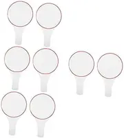 CAXUSD 4sets Scoring Board Dry Erase Paddle Whiteboard Handheld for Presentations Bidding Paddle Mini Dry Erase Board 2pcs*4