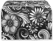 [Wanzuoeng] Polynesian Flower Print Toaster Cover, Dust-proof Microwave Toaster Oven Cover Washable Toaster Oven Dust Cover, 2 Slice Microwave Oven Cover Small Kitchen Appliance Dust Covers