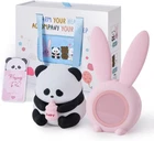 Pak Cute Panda Night Light, Dimmable Touch Control Night Light for Baby, Silicon