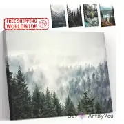 Paint By Numbers Kit Snow Scenery Nature Framed Wall Beginner DIY Brush Art Draw