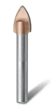 Bordo 5/32" Glass And Tile Drill Bit (Spear Point Drill) - 2550-5/32
