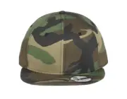New Era NE400 9Fifty Blank Hat/Cap Camo Flat Brim Snap Back