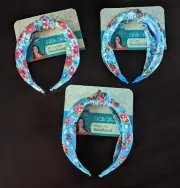 The Pioneer Woman Headbands Set of 3 Floral Fabric Retro Vintage Rose Breezy