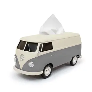 日本設計 Volkswagen 1963 T1 復古雙色/單色 巴士造型面紙盒